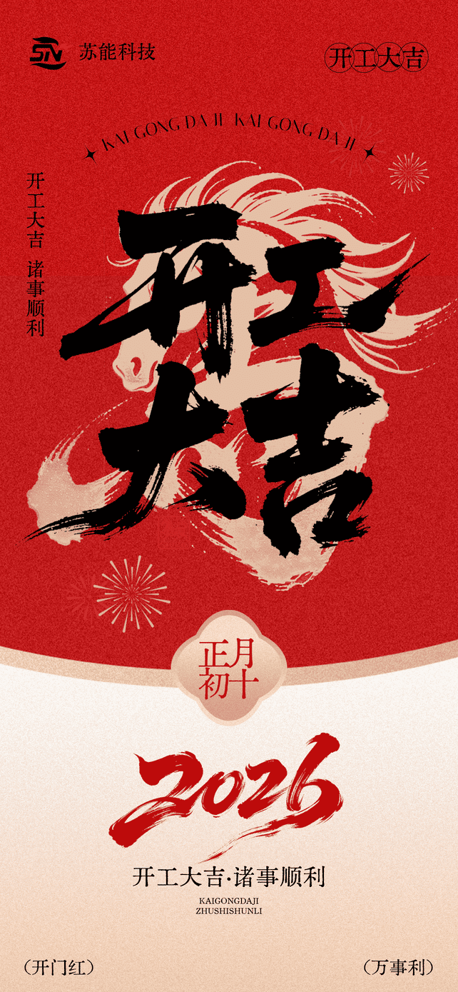 开工大吉 马到成功